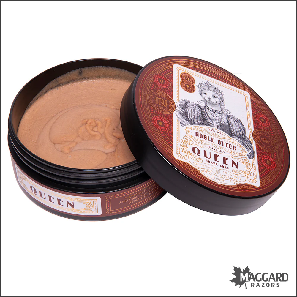 Noble Otter Soap Co. Queen Shaving Soap, 4oz - Seasonal Release - Image 2