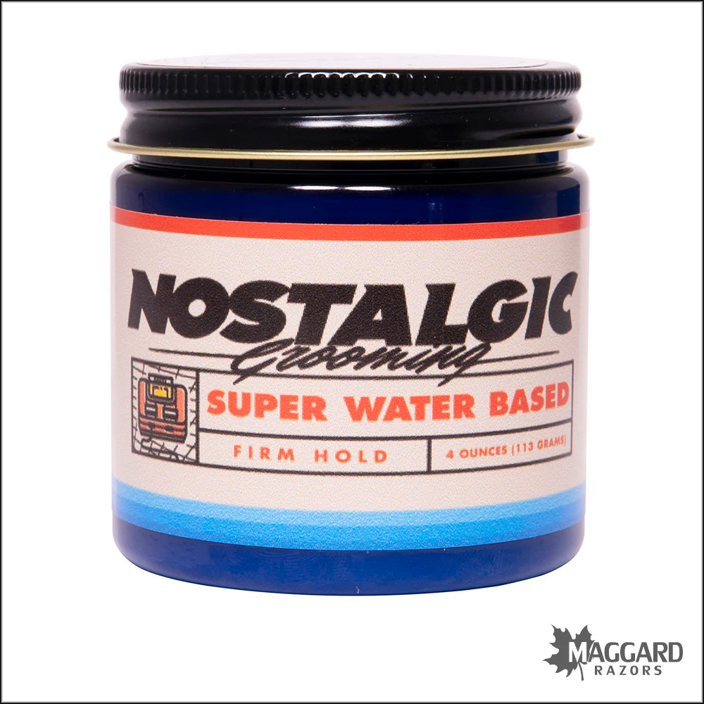 Nostalgic Grooming Clean Cut Citrus Super Water Based Firm Hold Pomade, 4oz - Image 4