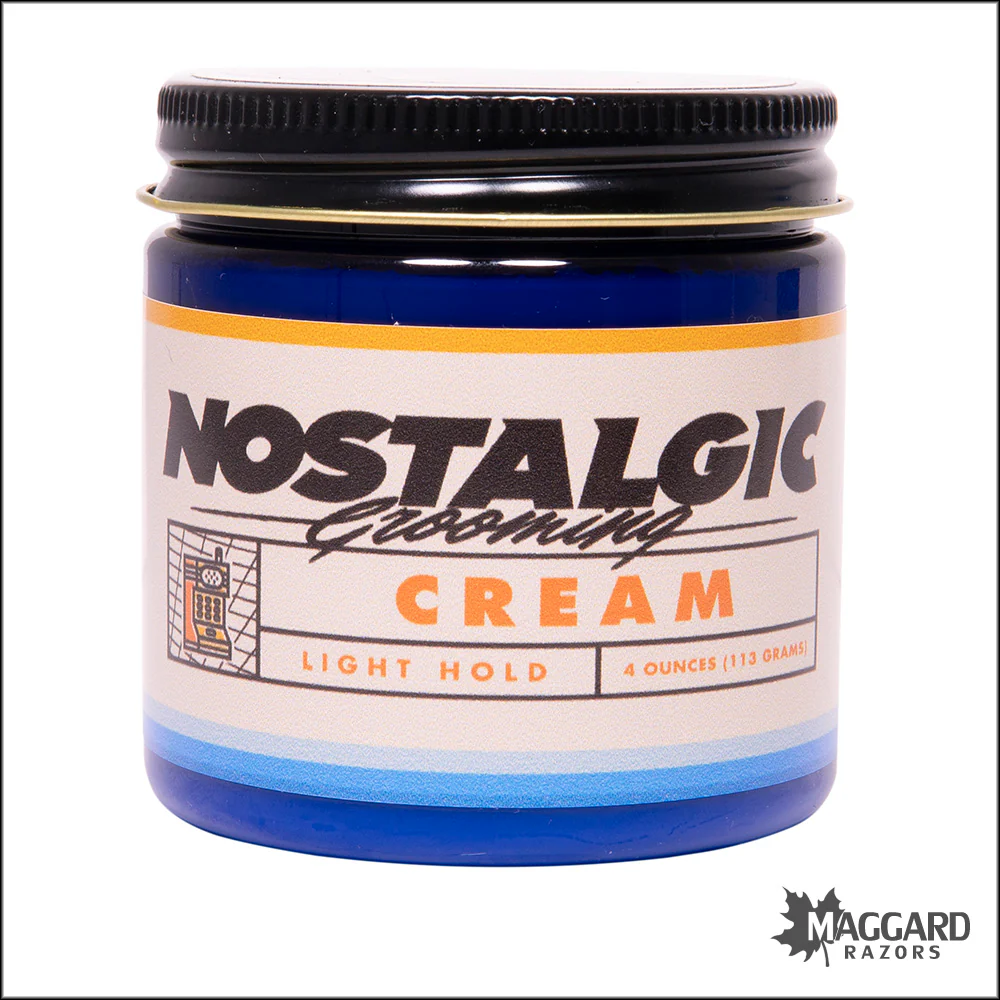 Nostalgic Grooming Lime Coconut Water Based Light Hold Cream Pomade, 4oz - Image 4