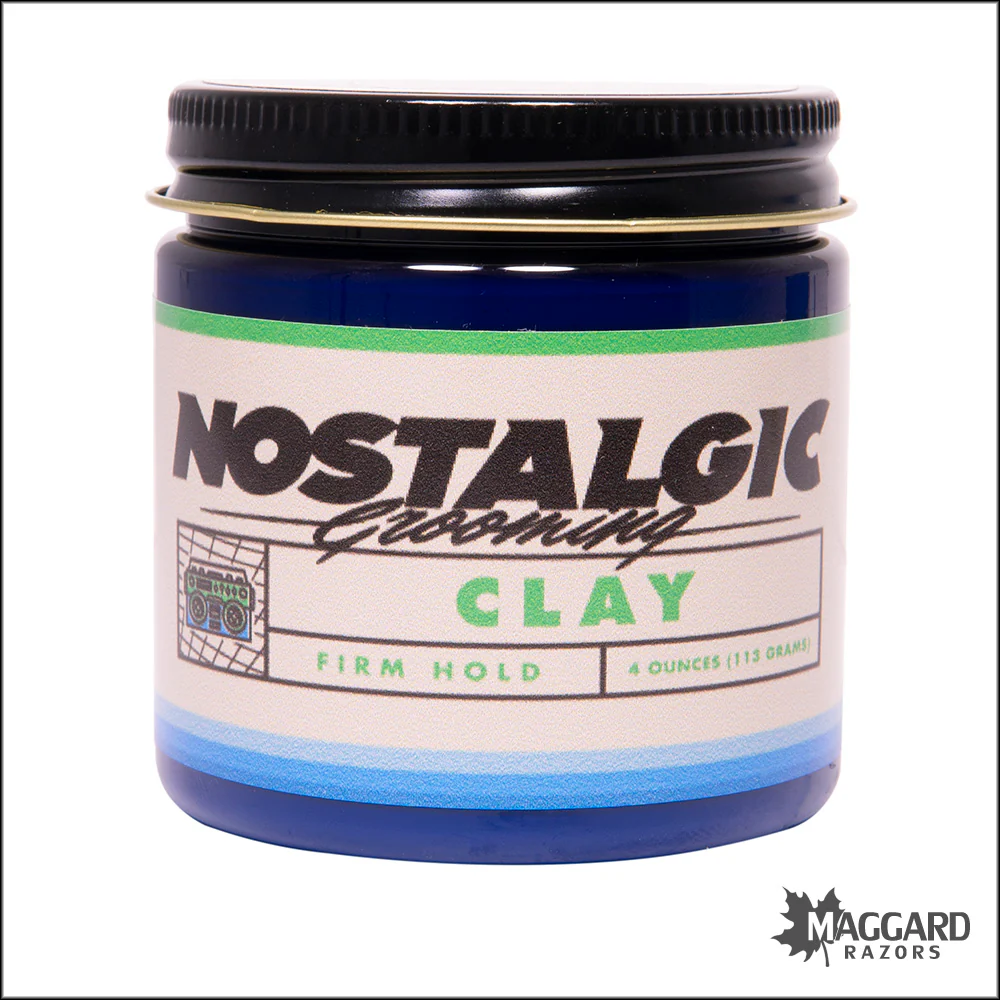 Nostalgic Grooming Pineapple Cilantro Firm Hold Clay Water Based Pomade, 4oz - Image 4