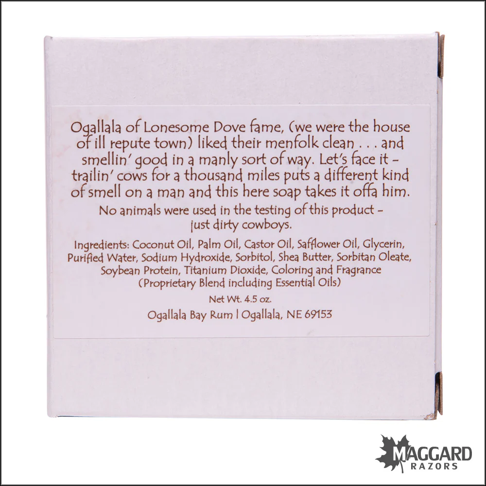 Ogallala Bay Rum Bath Shampoo Bar, 4.5oz - Image 2