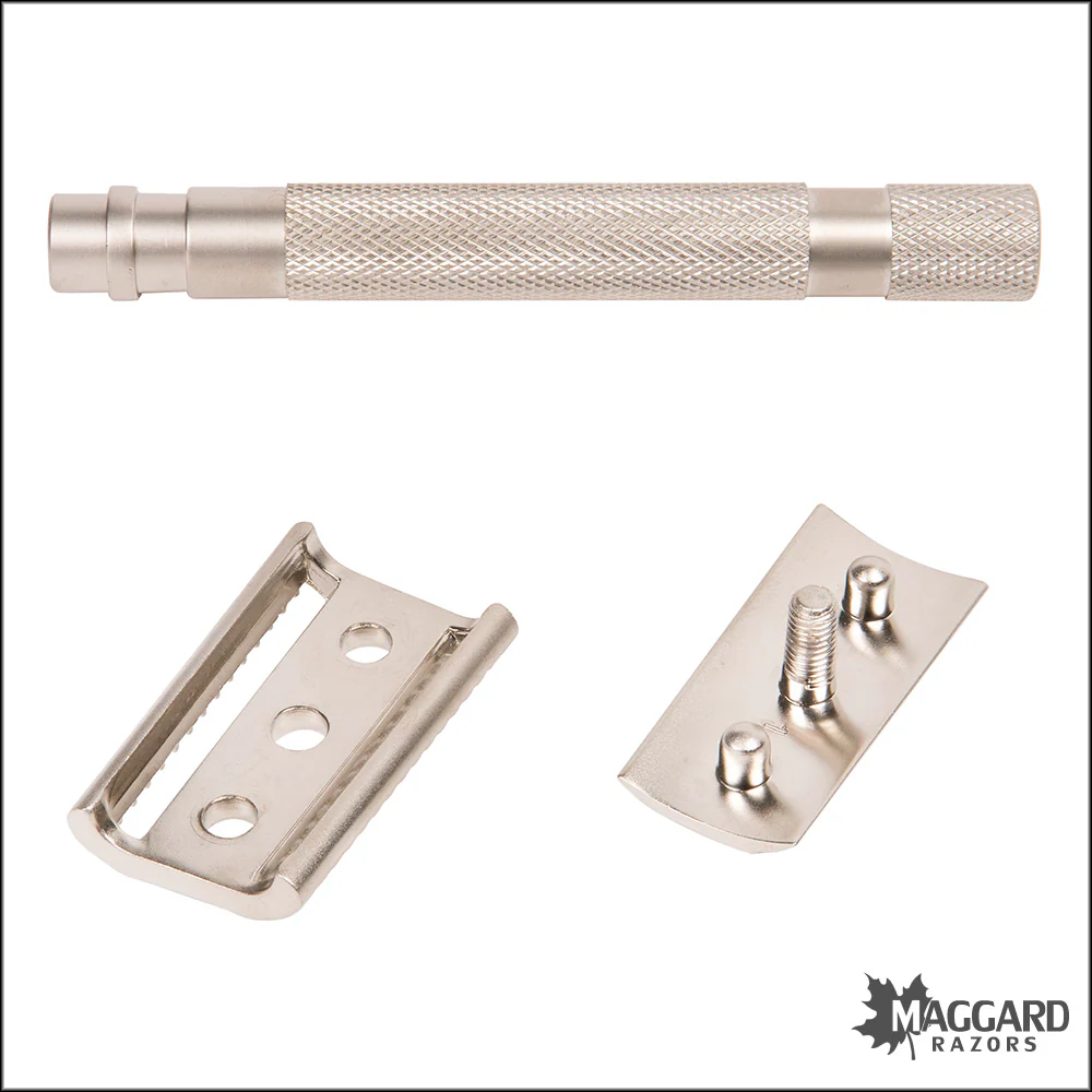 Parker 55SL-SC Satin Chrome Semi Slant DE Safety Razor - Image 5