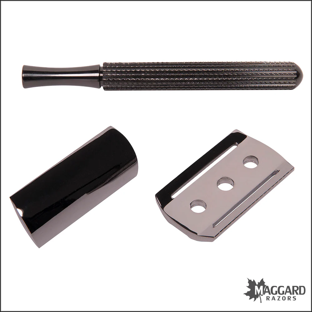 Parker 78R Graphite Closed Comb DE Safety Razor - Image 4