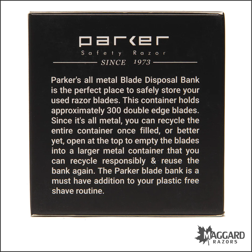 Parker Double Edge Blade Disposal Bank Holds, 300 Blades - Image 3