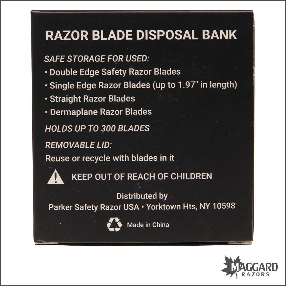 Parker Double Edge Blade Disposal Bank Holds, 300 Blades - Image 4