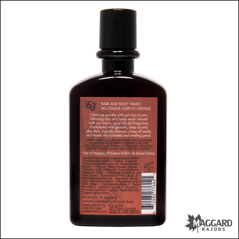Pré de Provence No. 63 Hair and Body Wash, 8oz - Image 2