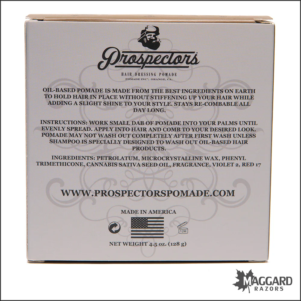Prospectors Crude Oil Medium Hold Medium Shine Oil Based Hair Pomade, 4.5oz - Image 3