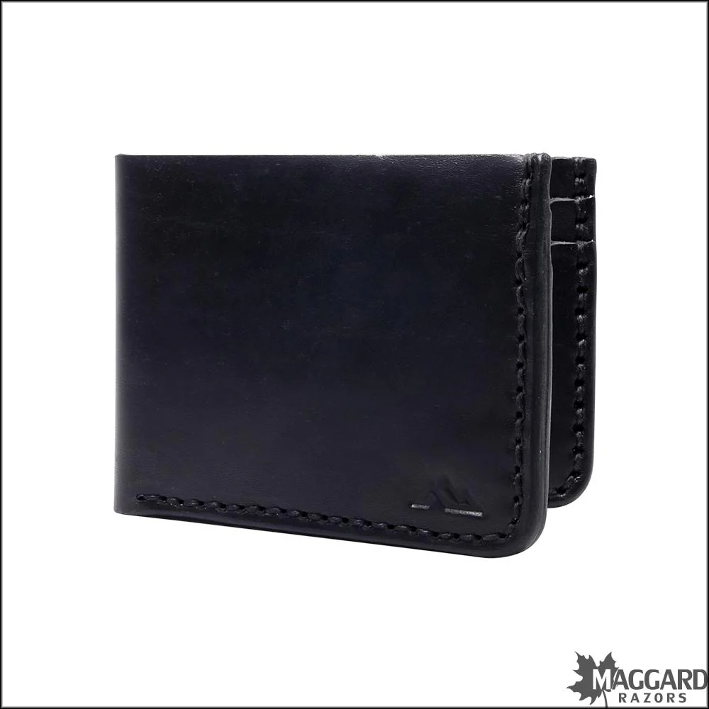 Range Leather Co. Elbert Bifold Wallet, Black - Image 2