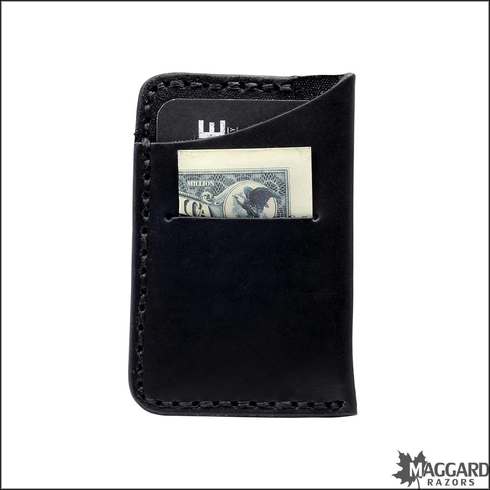 Range Leather Co. Gannett Minimalist Wallet, Black