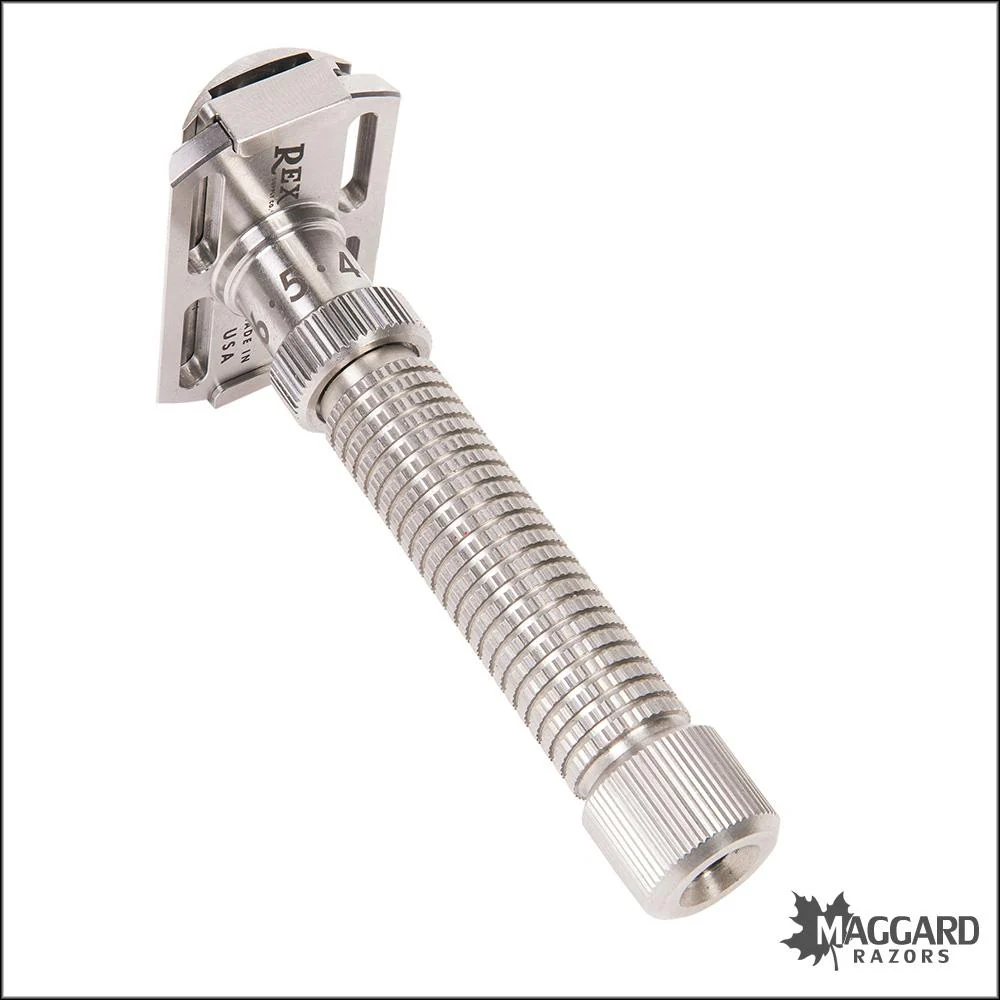 Rex Supply Co. Ambassador Adjustable Stainless Steel DE Razor - Image 3