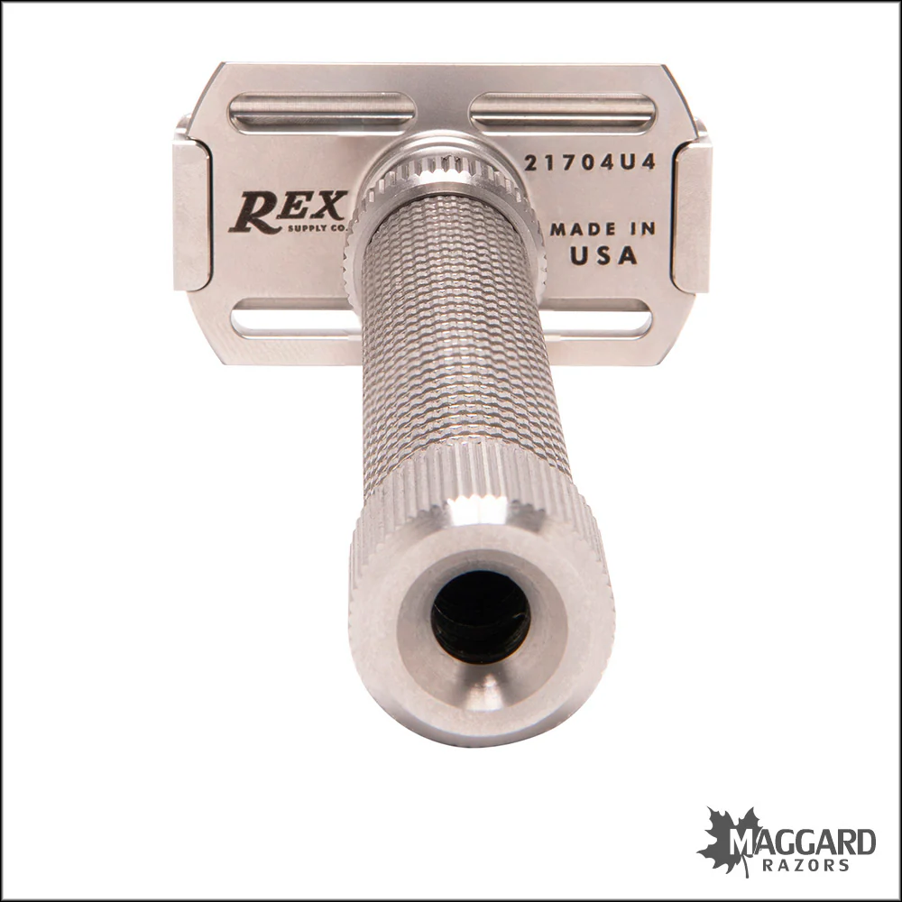 Rex Supply Co. Ambassador XL Adjustable Stainless Steel DE Razor - Image 5