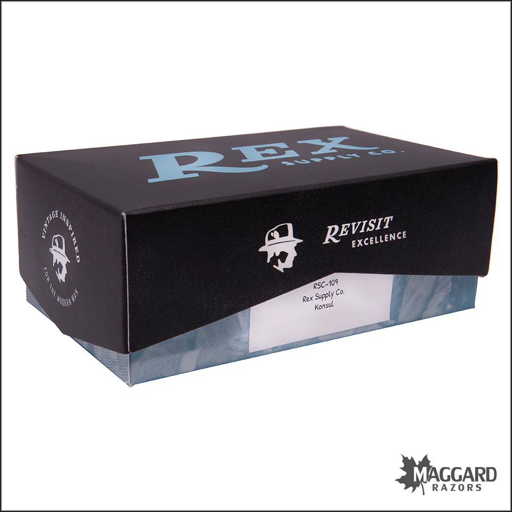 Rex Supply Co. Konsul Slant Adjustable Stainless Steel DE Razor - Image 5