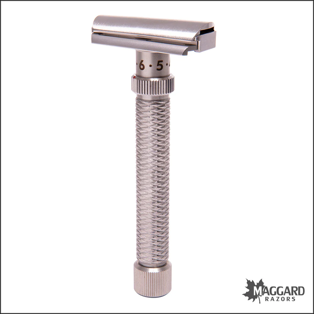 Rex Supply Co. Konsul XL Slant Adjustable Stainless Steel DE Razor - Image 3