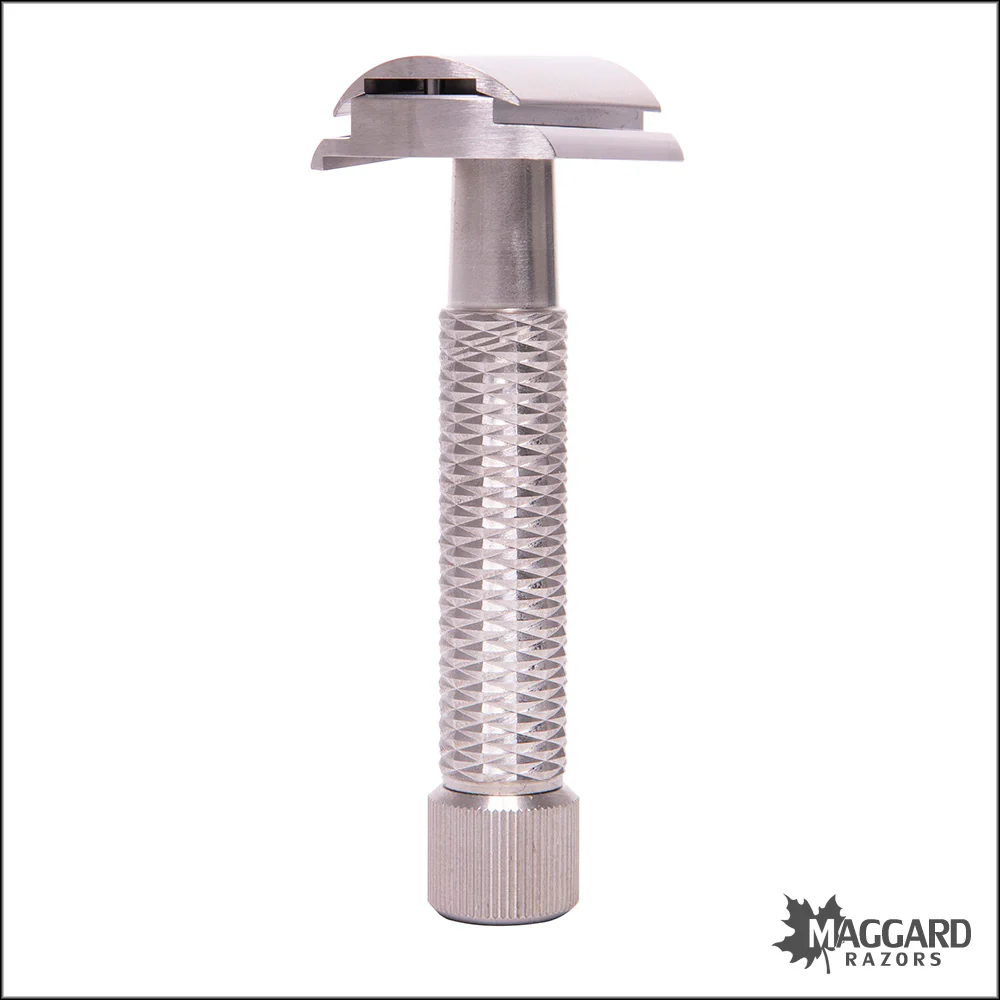 Rex Supply Co. Sentry Stainless Steel Closed Comb, Slant DE Safety Razor - Image 4