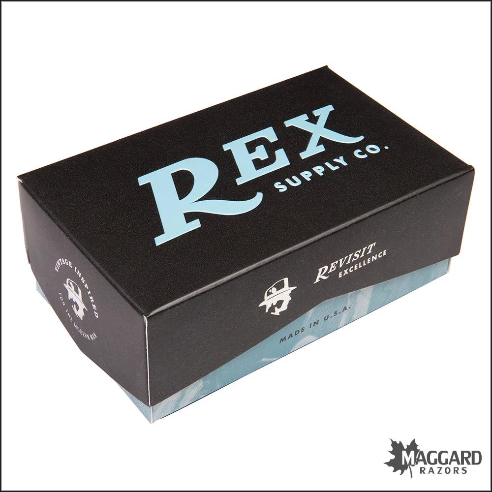 Rex Supply Co. Sentry Stainless Steel Closed Comb, Slant DE Safety Razor - Image 5
