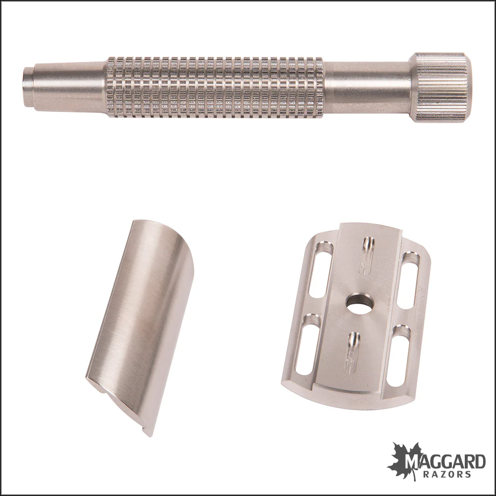 Rex Supply Co. The Envoy XL Stainless Steel Closed Comb DE Safety Razor - Image 3