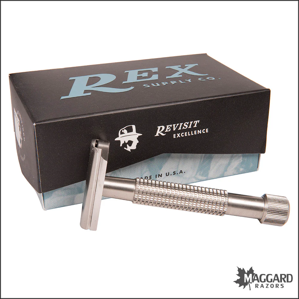 Rex Supply Co. The Envoy XL Stainless Steel Closed Comb DE Safety Razor - Image 5