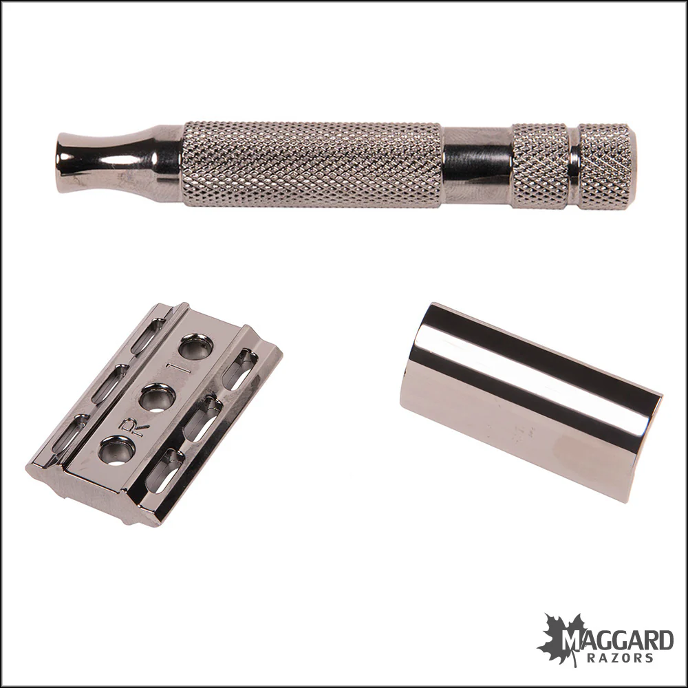 Rockwell Razors 2C Gun Metal Gray Adjustable DE Safety Razor - Image 3