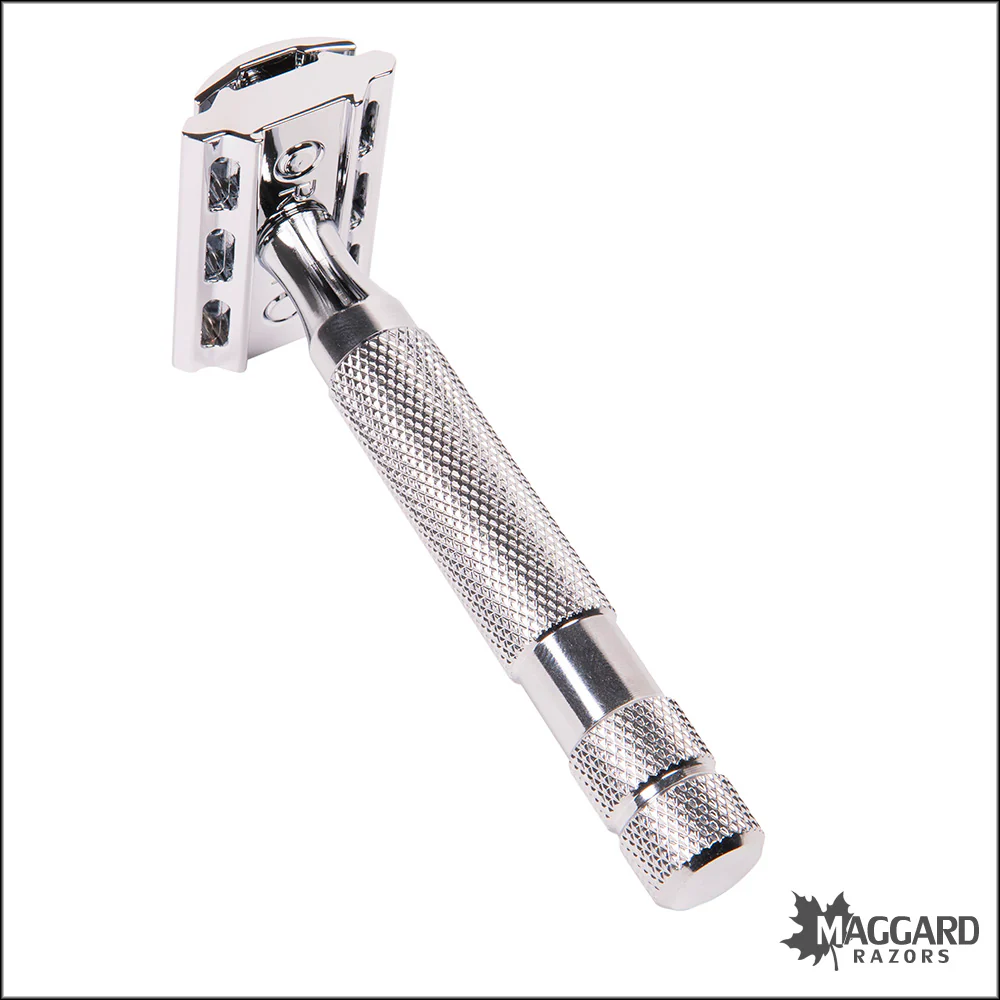 Rockwell Razors 2C White Chrome Adjustable DE Safety Razor - Image 3