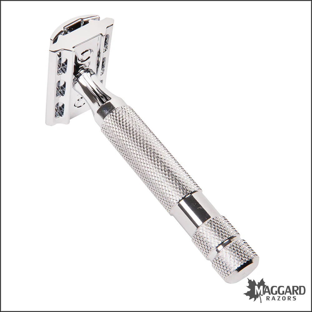 Rockwell Razors 6C White Chrome Adjustable DE Safety Razor - Image 3