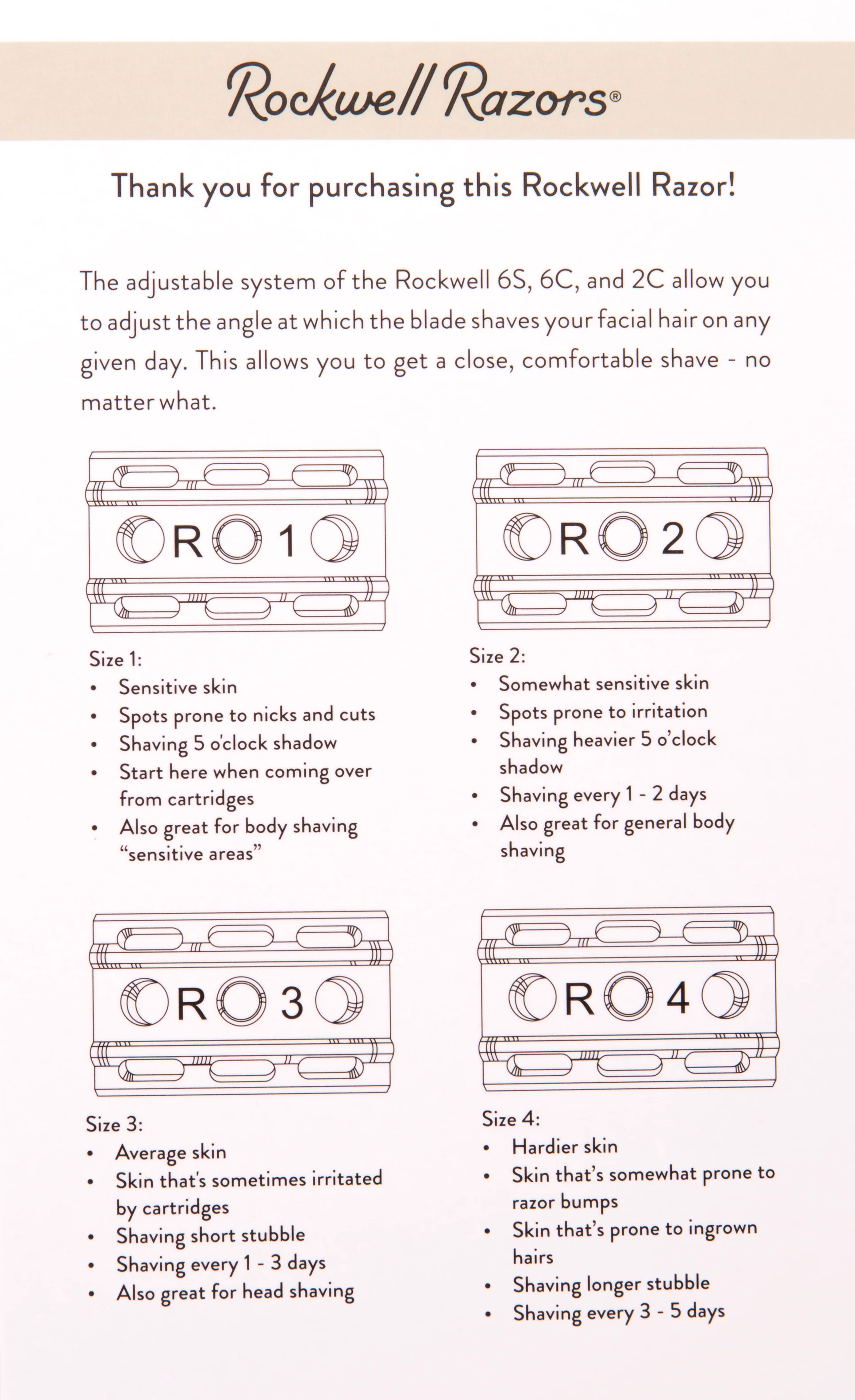 Rockwell Razors 6C White Chrome Adjustable DE Safety Razor - Image 5