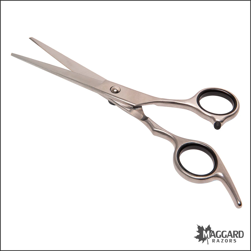 Rockwell Razors Stainless Steel Hair & Beard Scissors with Leather Case - Image 2