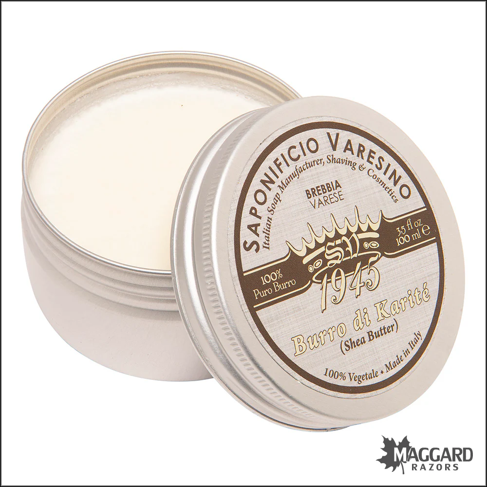 Saponificio Varesino Burro di Karité, Pure Shea Butter Pre-Shave Skin Treatment, 3.5oz - Image 3