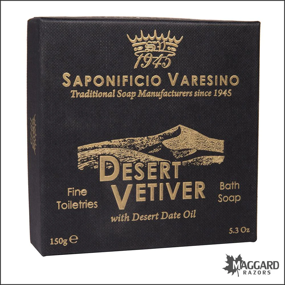 Saponificio Varesino Desert Vetiver Artisan Bath Soap, 150g