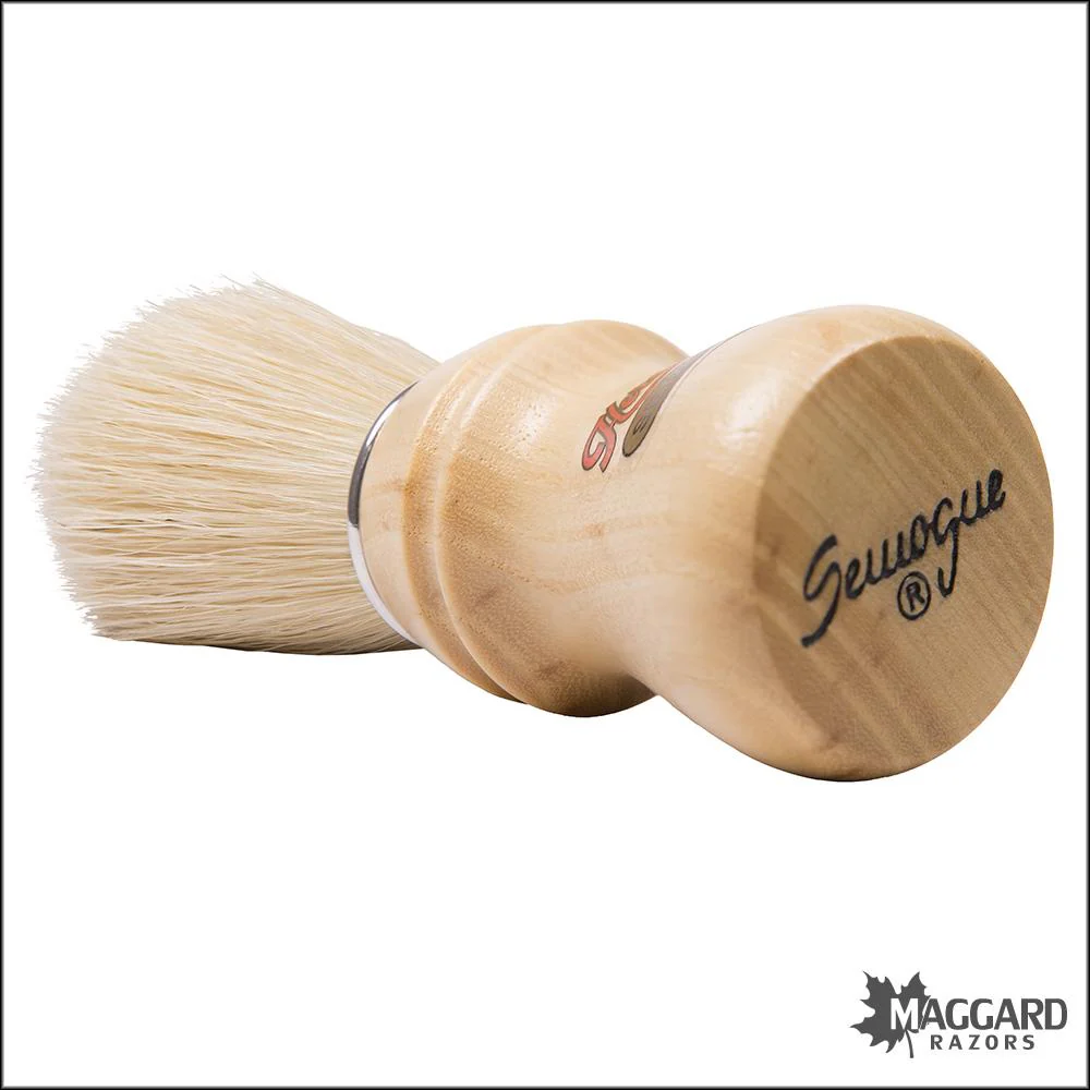 Semogue 1250 Oak Handle Pure Boar Bristle Shaving Brush, 22mm - Image 2