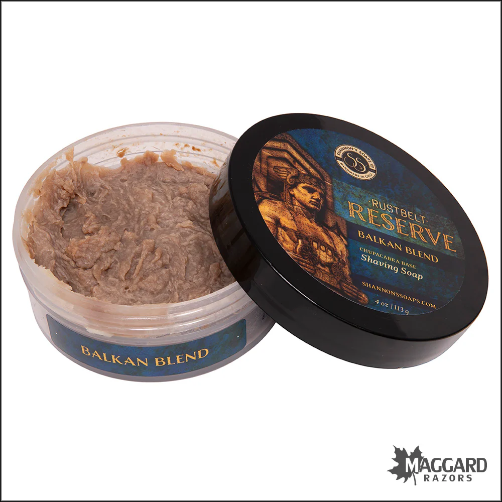 Shannon's Soaps Balkan Blend, Rust Belt Reserve Shaving Soap, 4oz - Image 2