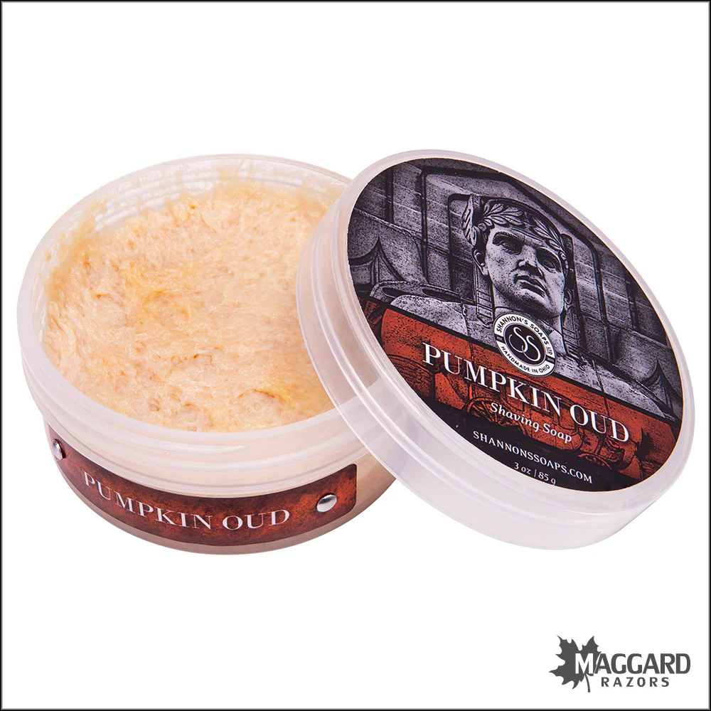 Shannon's Soaps Pumpkin Oud Tallow Shaving Soap, 3oz - Seasonal Release - Image 2