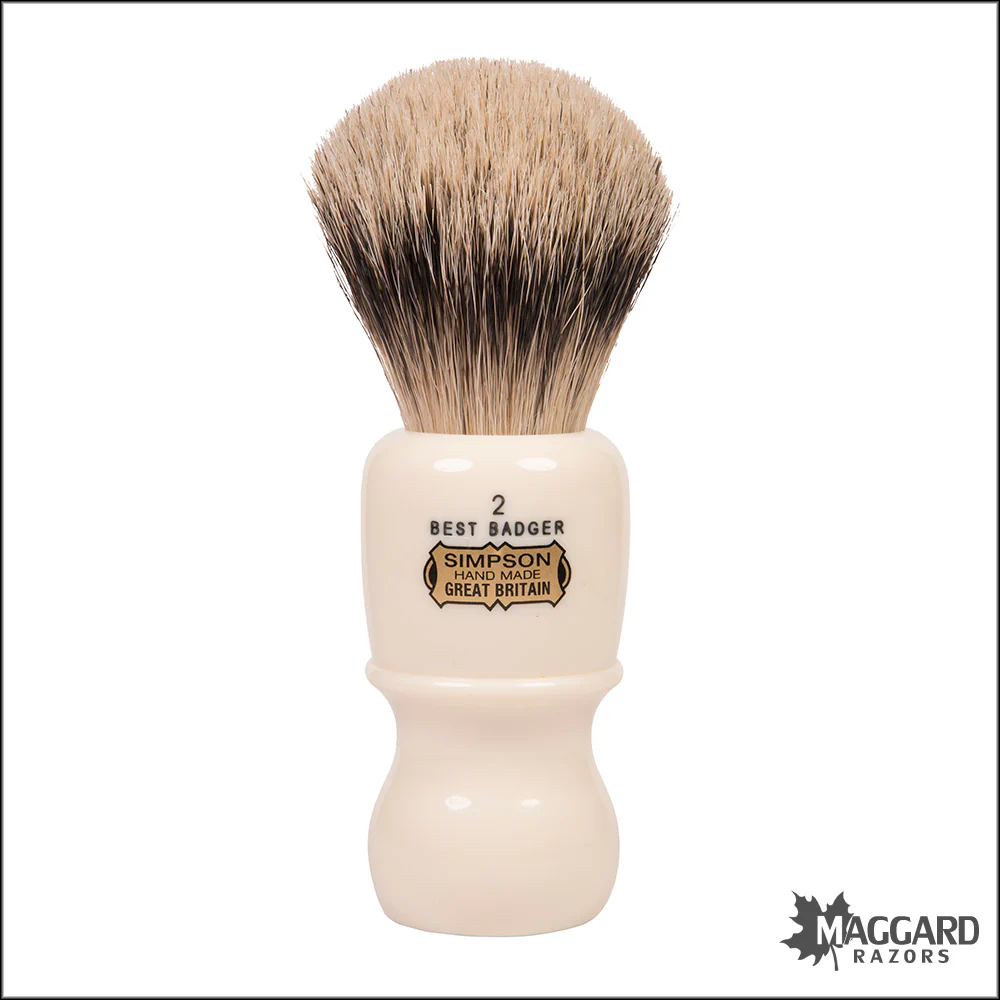 Simpson Captain 2 Best Badger Shaving Brush, 24mm