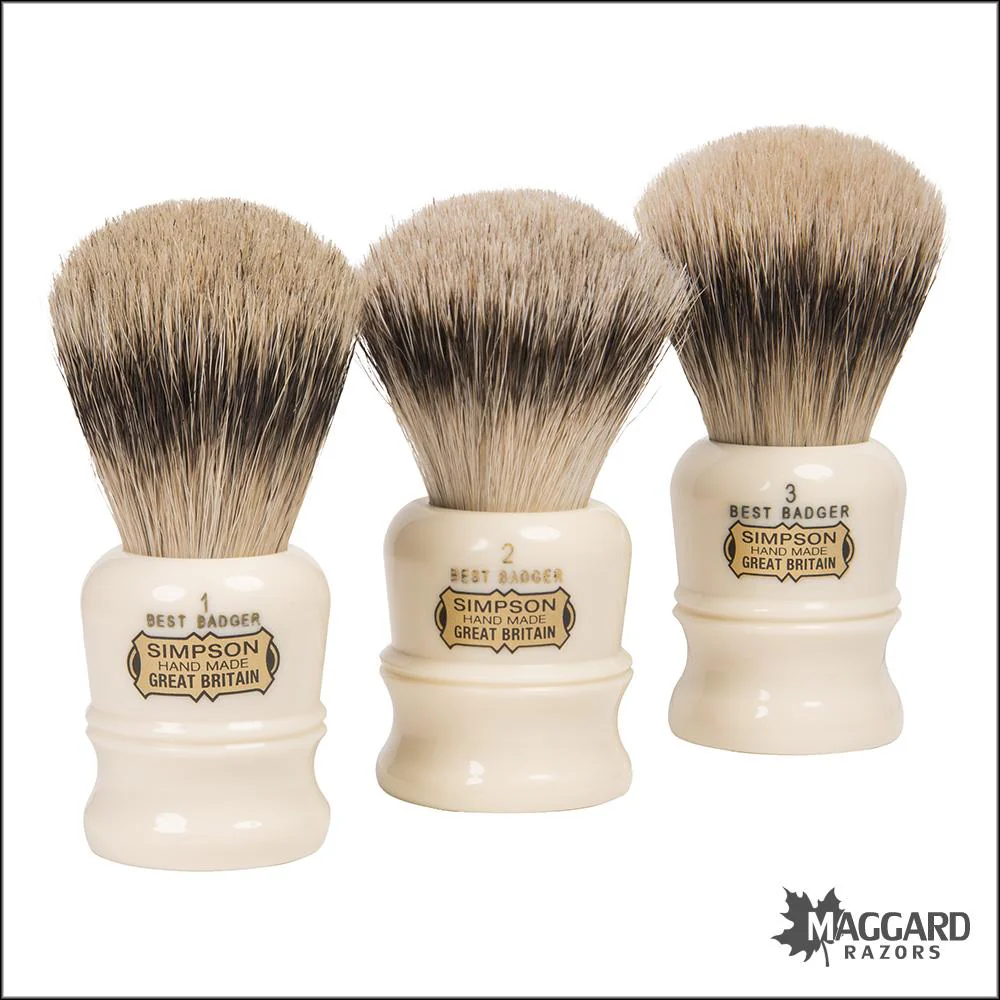 Simpson Duke 1 D1 Best Badger Shaving Brush, 20mm - Image 2