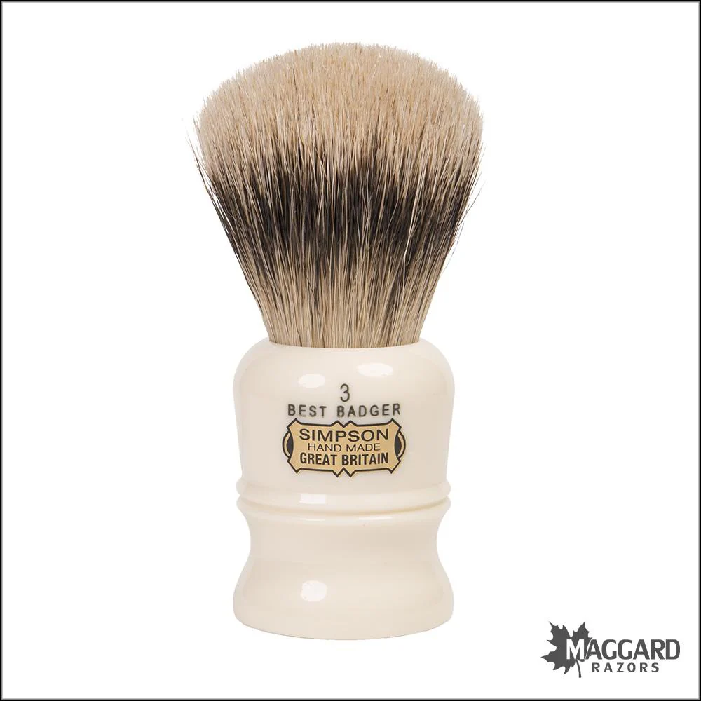 Simpson Duke 3 D3 Best Badger Shaving Brush, 23mm