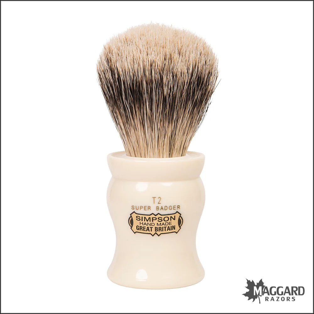 Simpson Tulip T2 Super Badger Shaving Brush, 20mm