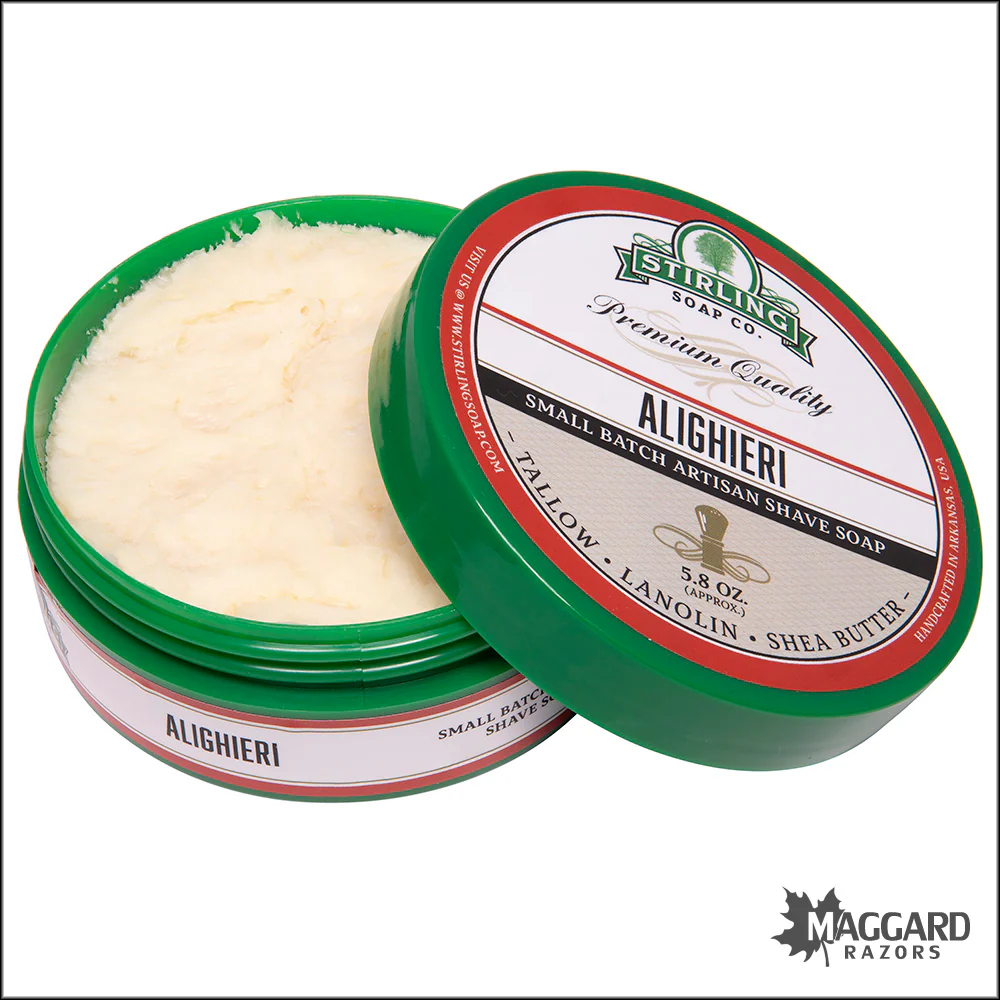 Stirling Soap Co. Alighieri Shaving Soap, 5.8oz - Seasonal Release - Image 2