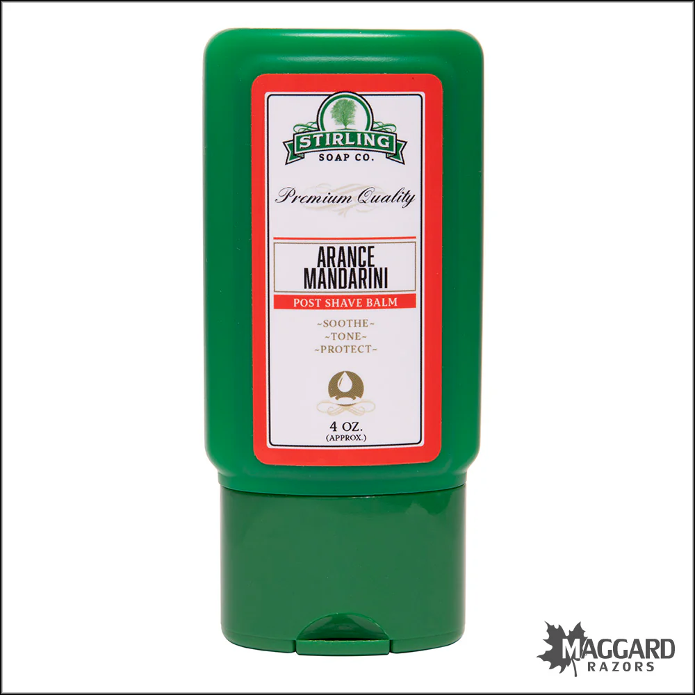 Stirling Soap Co. Arance Mandarini Aftershave Balm, 4oz