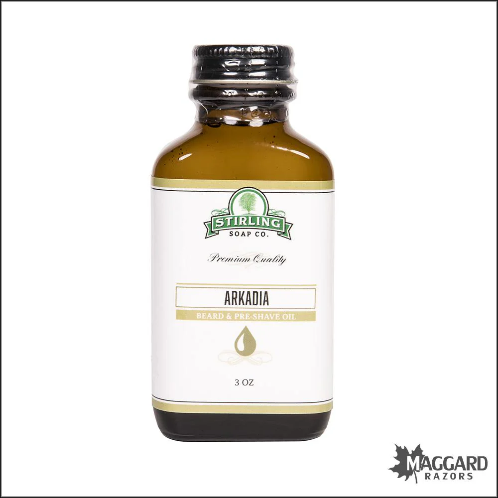 Stirling Soap Co. Arkadia Beard and Pre-Shave Oil, 3oz