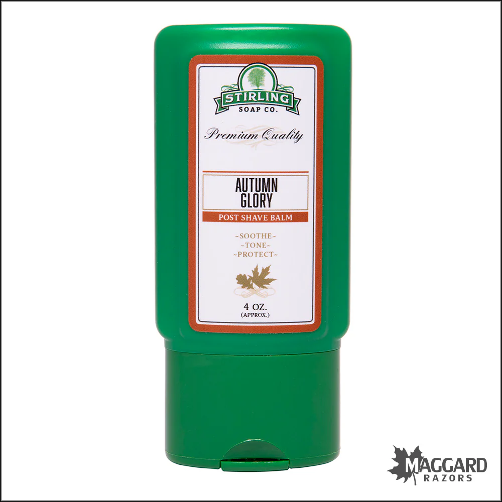 Stirling Soap Co. Autumn Glory Aftershave Balm, 4oz - Seasonal Release