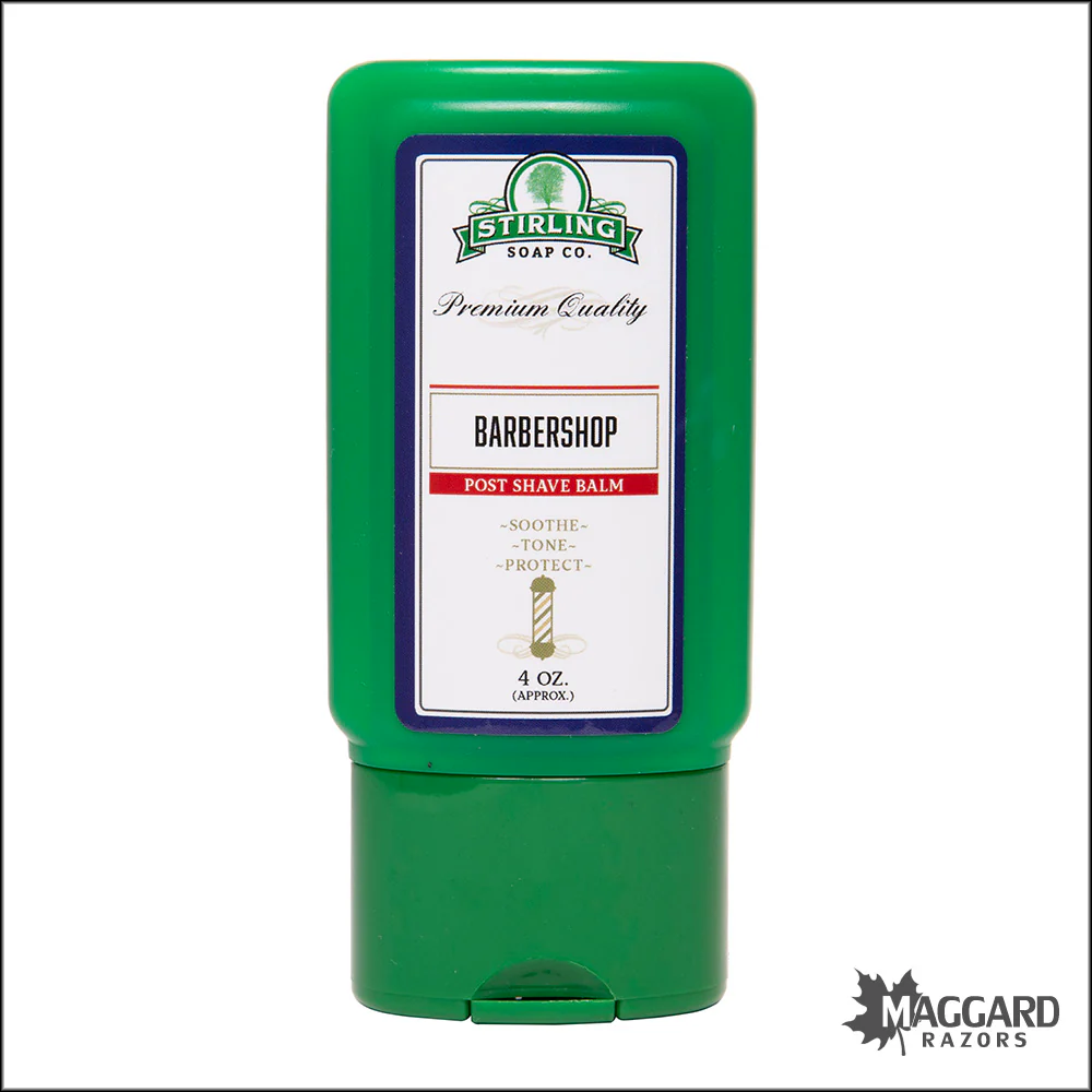 Stirling Soap Co. Barbershop Aftershave Balm, 4oz
