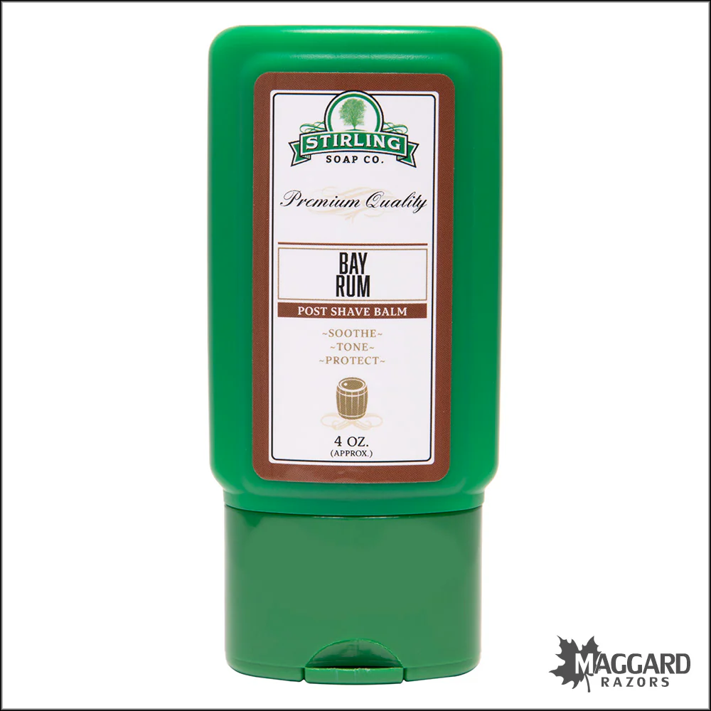 Stirling Soap Co. Bay Rum Aftershave Balm, 4oz