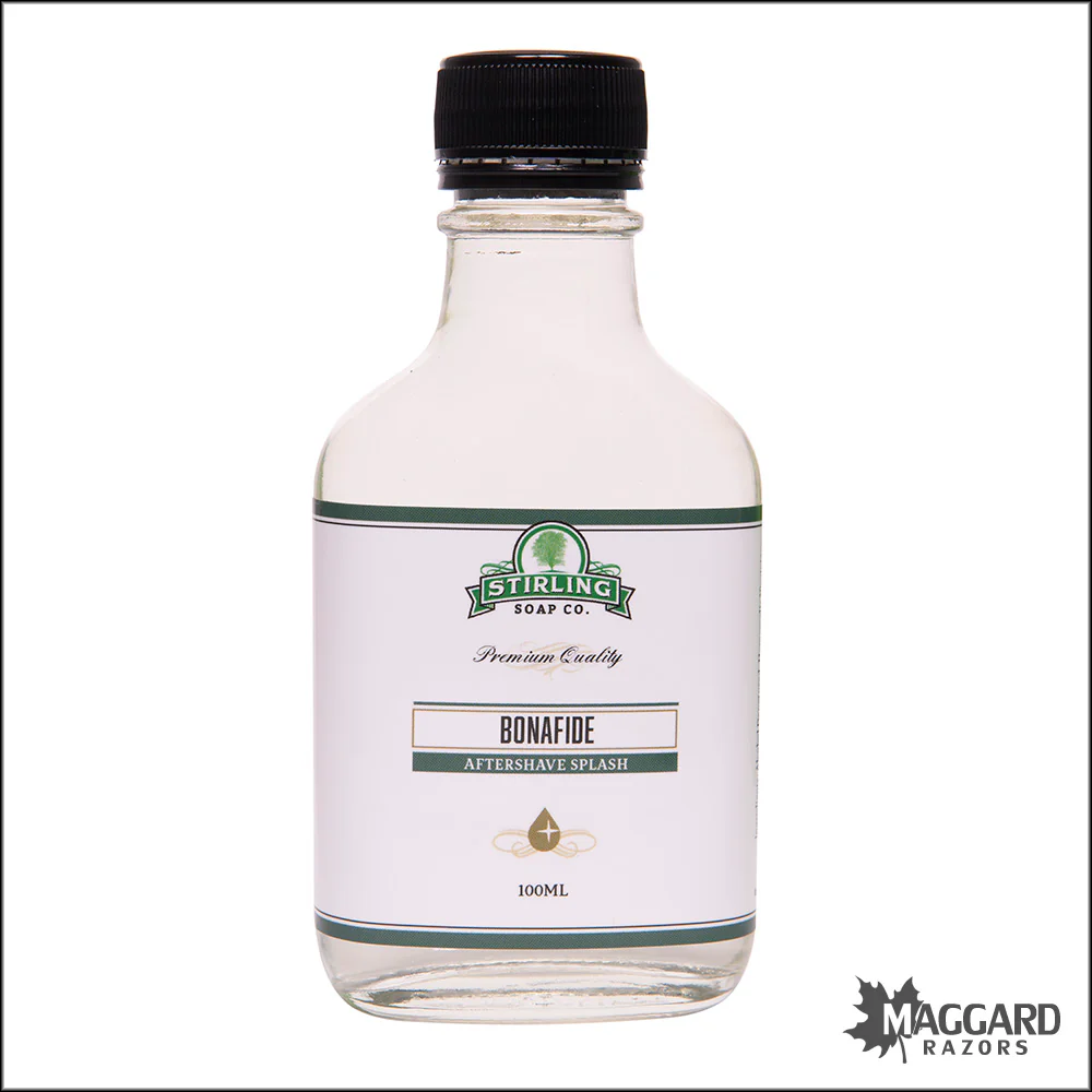 Stirling Soap Co. Bonafide Aftershave Splash, 100ml - Seasonal Release