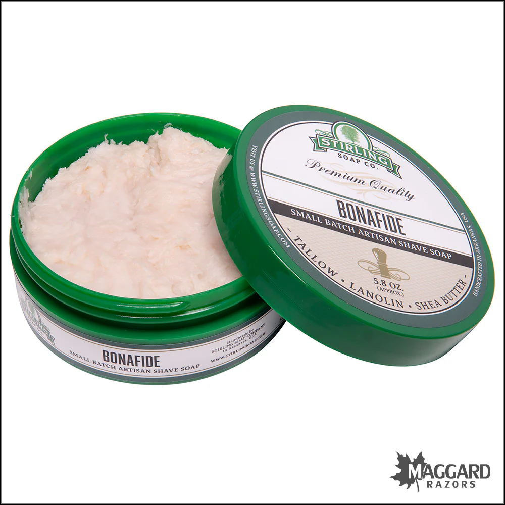 Stirling Soap Co. Bonafide Shaving Soap, 5.8oz - Seasonal Release - Image 2