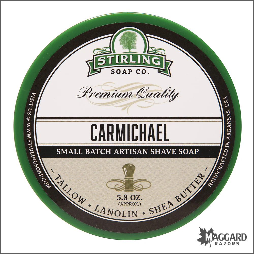 Stirling Soap Co. Carmichael Shaving Soap, 5.8oz - Seasonal Release