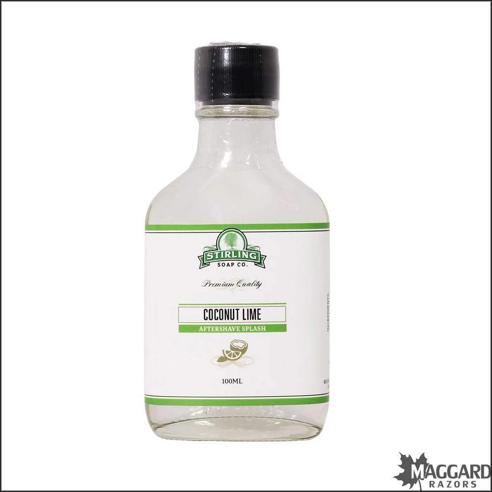 Stirling Soap Co. Coconut Lime Aftershave Splash, 100ml - Seasonal Release