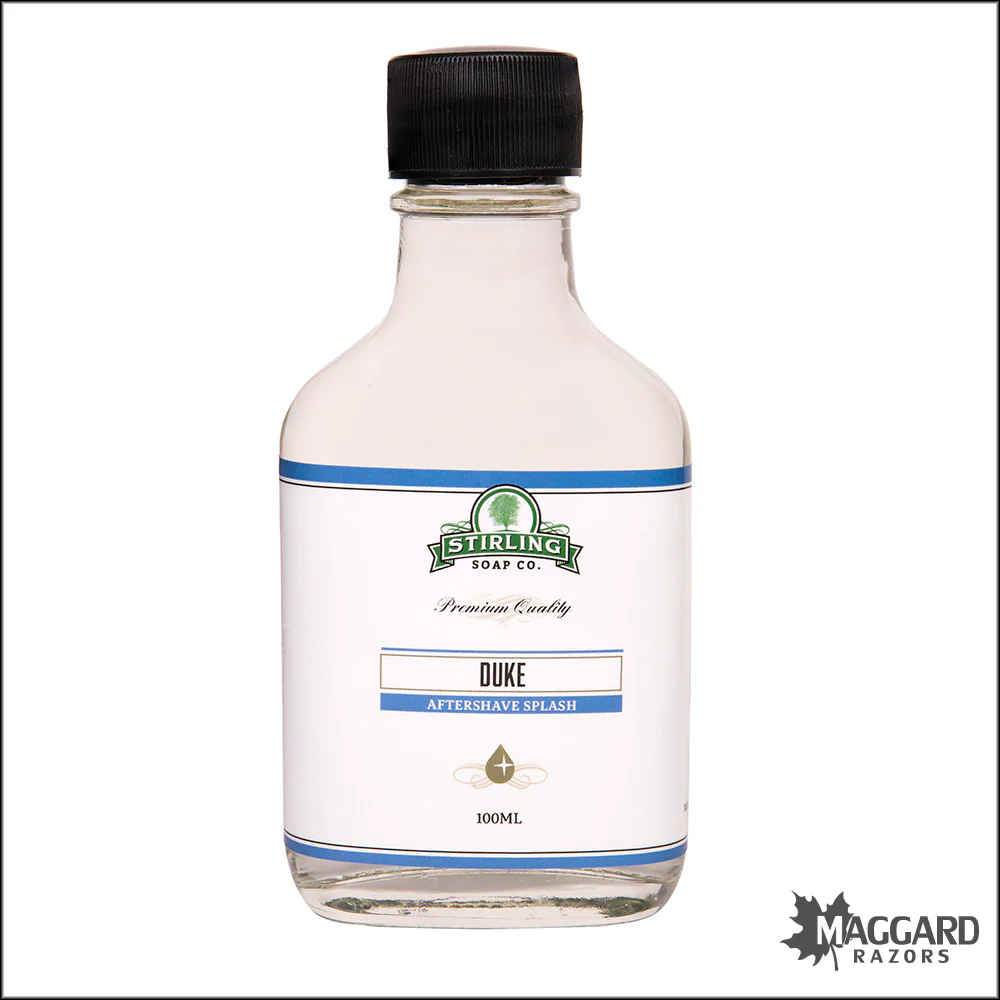Stirling Soap Co. Duke Aftershave Splash, 100ml