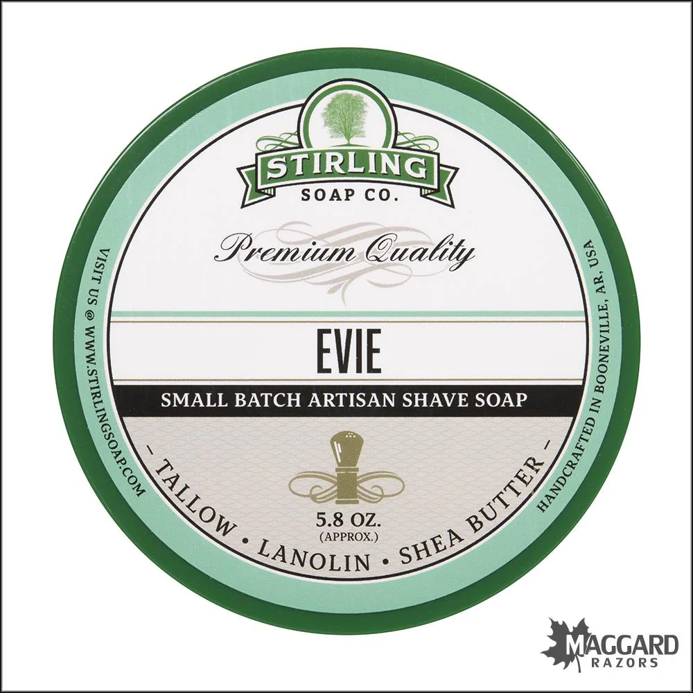 Stirling Soap Co. Evie Shaving Soap, 5.8oz