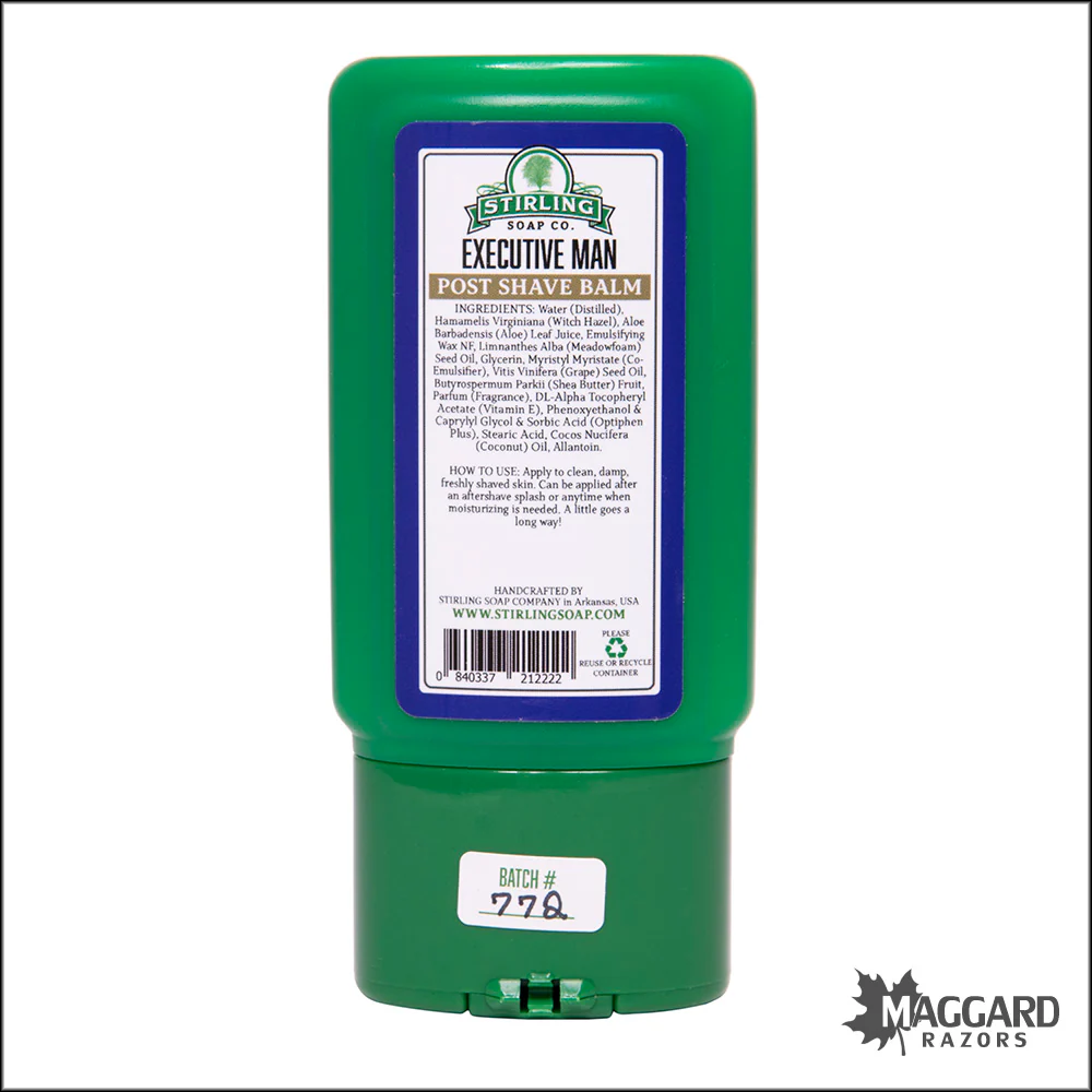 Stirling Soap Co. Executive Man Aftershave Balm, 4oz - Image 2