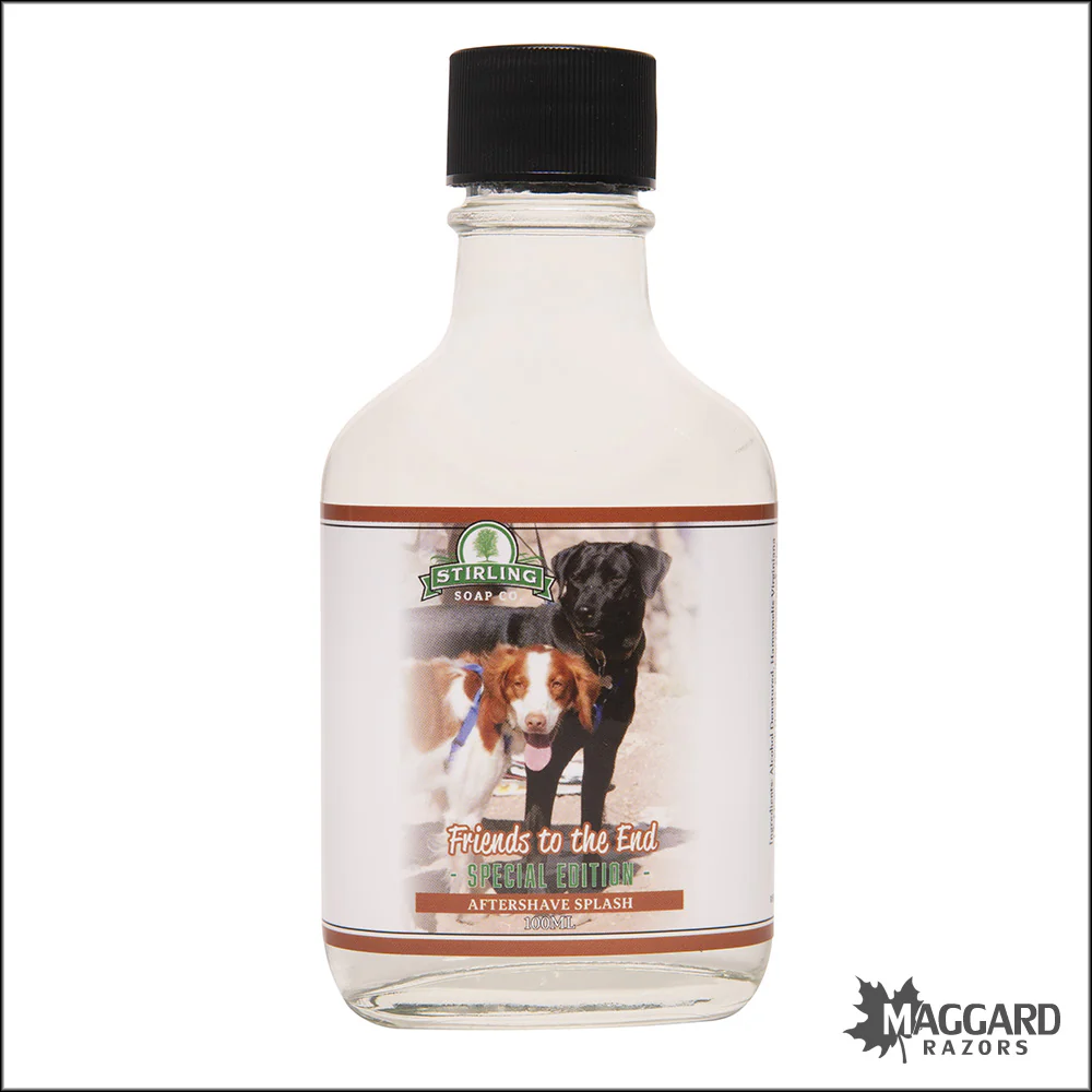 Stirling Soap Co. Friends to the End Aftershave Splash, 100ml - Special Edition