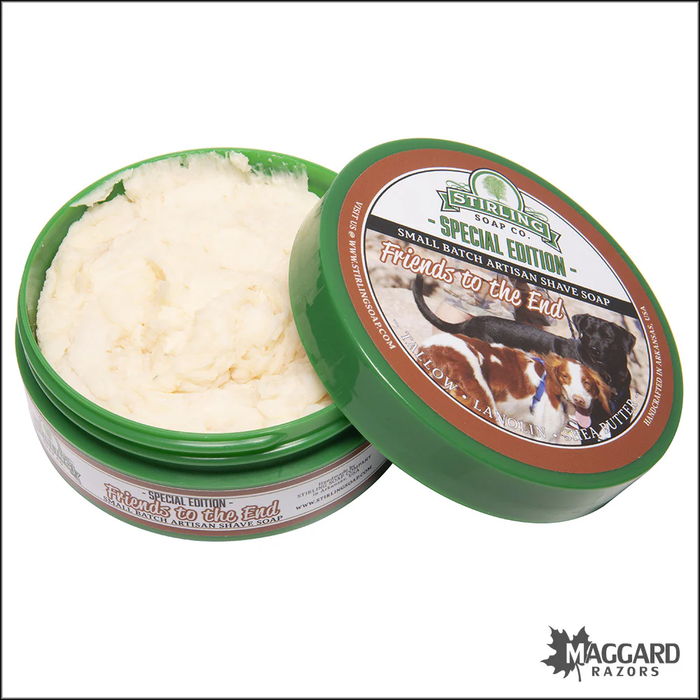 Stirling Soap Co. Friends To The End Shaving Soap, 5.8oz - Special Edition - Image 2